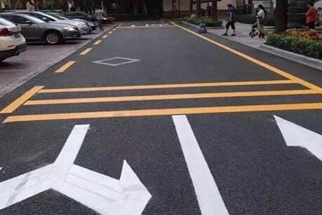 停車場(chǎng)劃線施工公司講解停車場(chǎng)劃線施工中各顏色的作用？